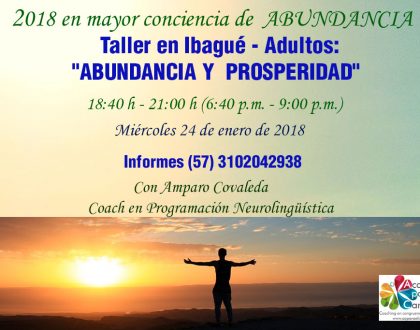 Taller Adultos: "Abundancia y Prosperidad"